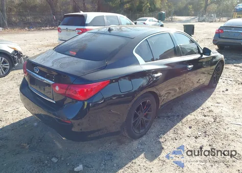 2014 Infiniti Q50 from USA, damaged, VIN JN1BV7AP5EM688112
